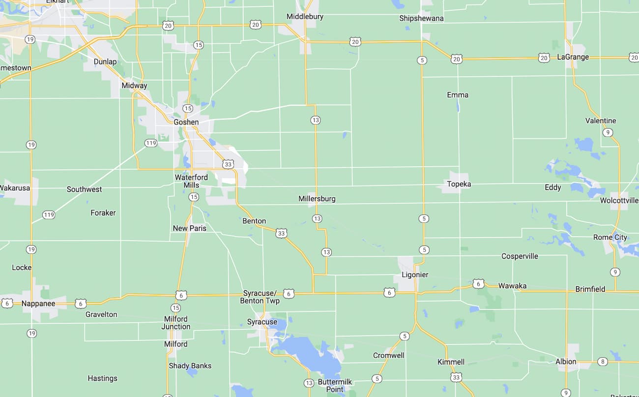 Service Area Map