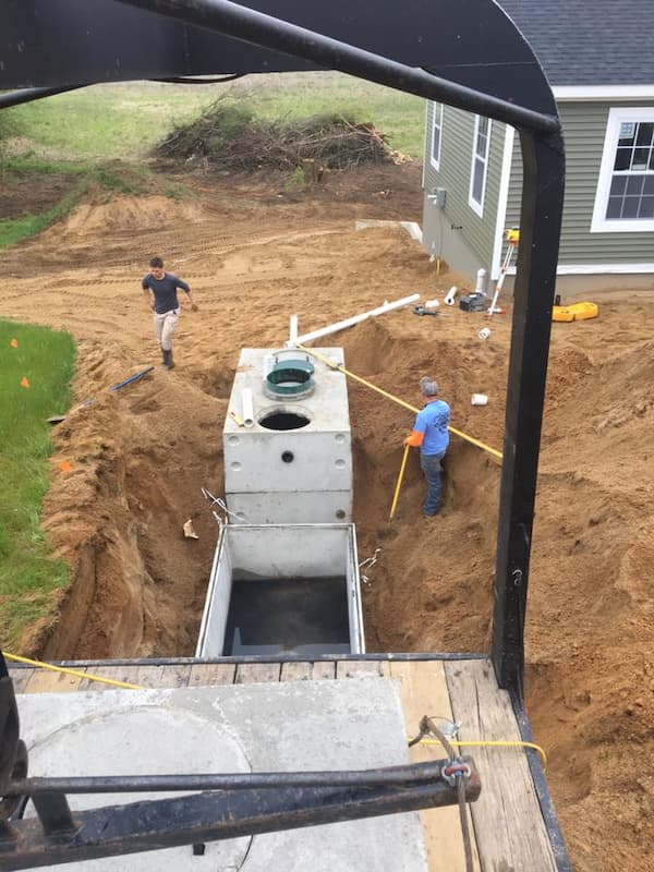 Septic install